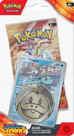 Surging Sparks Premium Booster Pack Scarlet & Violet Blister Pokemon Card Sealed - Image 1