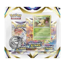 Brilliant Stars 3 Booster Pack Blister Leafeon Pokemon Card TCG Brand New Sealed - Image 1