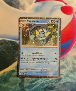 Pokemon - Vaporeon Cosmos Holo - SVP168 - Black Star Promo Card - Image 1