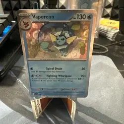 Pokemon - Vaporeon Cosmos Holo - SVP168 - Black Star Promo Card - Image 1
