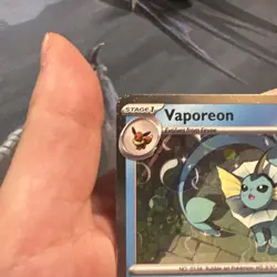 Pokemon - Vaporeon Cosmos Holo - SVP168 - Black Star Promo Card - Image 3