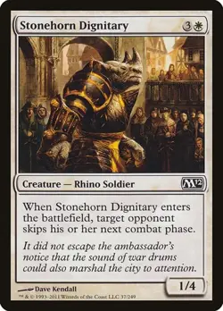 Stonehorn Dignitary - Foil Magic 2012 LP MTG - Image 1