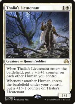 Thalia's Lieutenant - Foil Shadows over Innistrad LP MTG - Image 1