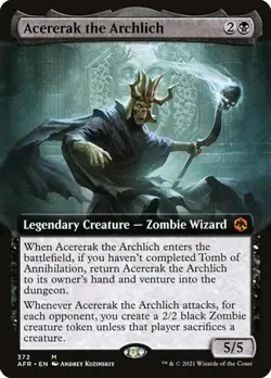 Acererak the Archlich - Foil Extended Art AFR LP MTG - Image 1