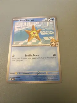 Misty's Staryu - Pokemon TCG Destined Rivals Regular Common Card 046/182 NM - Image 1