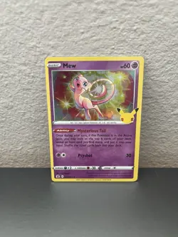 Mew Holo Rare Pokemon TCG Celebrations Card 011/025 Collection - Image 1