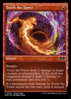 Torch the Tower - Foil Promo WoE LP MTG - Image 1