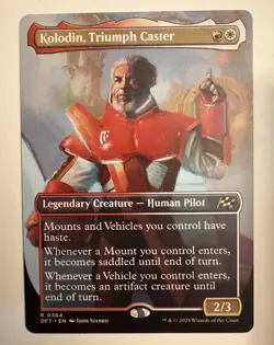 Kolodin, Triumph Caster (Borderless / extended art) Aetherdrift Regular MTG - Image 1