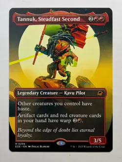 MTG Edge Of Eternities - Tannuk, Steadfast Second 0296 Non-Foil (Borderless) - Image 1