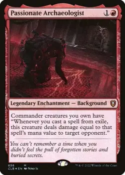 Passionate Archaeologist - Foil CLB LP MTG - Image 1