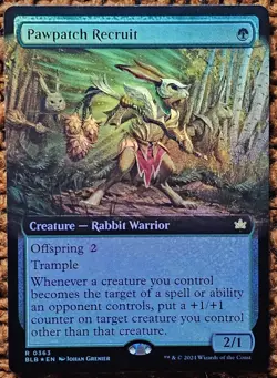 ✨Pawpatch Recruit✨ MTG | Bloomburrow | Borderless | Foil | NM/M | R 0363 - Image 1