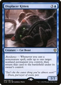Displacer Kitten - Foil CLB LP MTG - Image 1