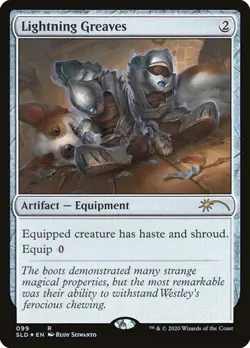 Lightning Greaves - Foil SLD LP MTG - Image 1