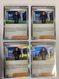 Pokemon Geeta 188/197 Regional Championships Promo Reverse Holofoil NM X4 - Image 3