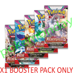 Paldea Evolved Scarlet & Violet Booster Pack 151 Go Pokemon Cards TCG New Sealed - Image 1