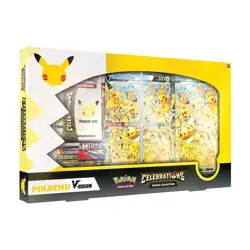 Pikachu V-UNION Celebrations Special Collection Box 151 Pokemon Cards New Sealed - Image 1