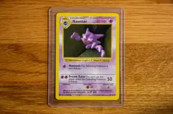 Haunter 29/102 & Gastly 50/102 Base Set Shadowless - English Vintage Pokemon - Image 2