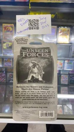 2005 Pokemon EX Unseen Forces Blister Factory Sealed Booster Pack Umbreon Art - Image 2