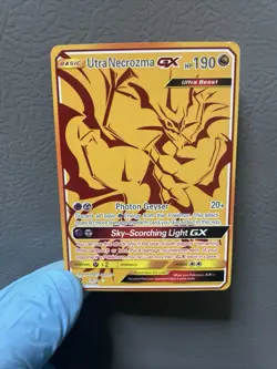Pokemon Ultra Necrozma GX (Secret) 78/70 Dragon Majesty (NM) - Image 3