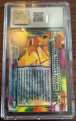 Pokemon TCG the Trainer's Failure Pokemon Topps Mewtwo Strikes Back 22 CGC 9 - Image 2