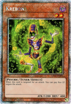 YuGiOh! Krebons - RA03-EN201 - Platinum Secret Rare 1st Edition - NM/M - Image 1
