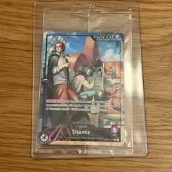 One Piece Shanks OP09-001 PSA Magazine Promo Card Sealed - Image 1