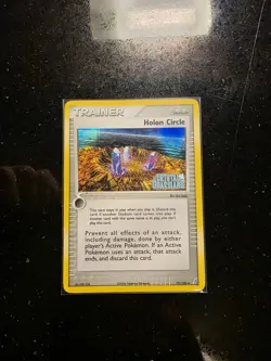 NEAR MINTY Holon Circle EX Crystal Guardians STAMPED Pokemon Card - Image 1