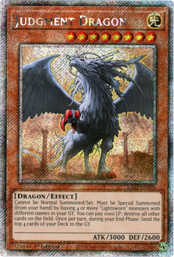 YuGiOh! Judgment - RA03-EN196 - Platinum Secret Rare 1st Edition - NM/M English - Image 1