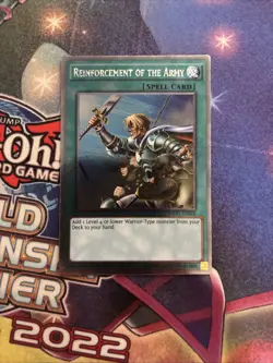 (YBL) Yugioh Reinforcement Of The Army NKRT-EN026 Platinum Rare Limited VLP - Image 1