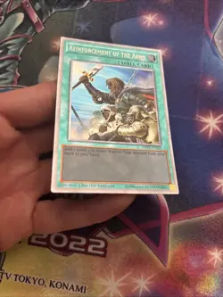 (YBL) Yugioh Reinforcement Of The Army NKRT-EN026 Platinum Rare Limited VLP - Image 2