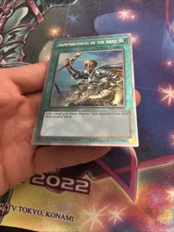 (YBL) Yugioh Reinforcement Of The Army NKRT-EN026 Platinum Rare Limited VLP - Image 4