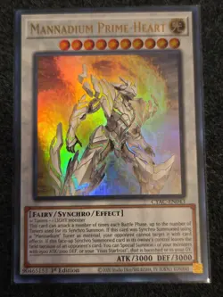 Yugioh Mannadium Prime-Heart CYAC-EN043 Ultra Rare 1st Ed NM - Image 1