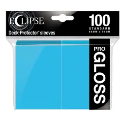 Eclipse PRO Gloss Standard Card Sleeves: Sky Blue (100) - Image 1