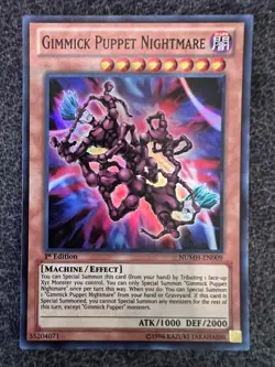 Yugioh Gimmick Puppet Nightmare NUMH-EN009 Super Rare 1st Edition NM - Image 1
