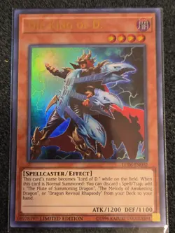 Yugioh The King of D. LC06-EN002 Ultra Rare Limited Edition NM - Image 1