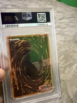 2003 YuGiOh Dark Master Zorc DCR-082 1st Edition PSA 9 Mint - Image 2