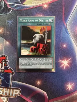 (YBL) Noble Arms Of Destiny NKRT-EN022 Platinum Rare Limited Edition Yugioh LP - Image 1
