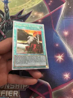 (YBL) Noble Arms Of Destiny NKRT-EN022 Platinum Rare Limited Edition Yugioh LP - Image 2