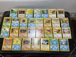 (30) Pokemon Non Holo Card VTG 1ST EDITION 1999 Lot Seadra NEO Golduck Gloom - Image 1