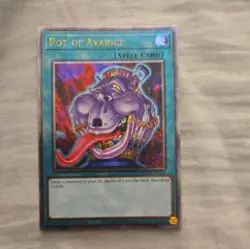 Pot of Avarice Quarter Century Secret 1st Ed RA03-EN160 NM Yugioh - Image 1