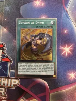 (YBL) Yugioh Swords at Dawn NKRT-EN030 Limited Platinum Rare LP - Image 1