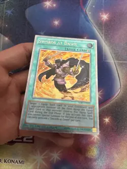 (YBL) Yugioh Swords at Dawn NKRT-EN030 Limited Platinum Rare LP - Image 2
