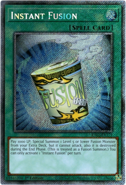 YuGiOh! Instant Fusion - RA03-EN171 - Platinum Secret Rare 1st Edition NM - Image 1