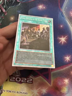 (YBL) Yugioh Noble Knights of the Round Table NKRT-EN018 Platinum Limited LP - Image 2