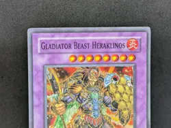 Yugioh! LP Gladiator Beast Heraklinos - TDGS-ENSE2 - Super Rare - Limited LP - Image 2