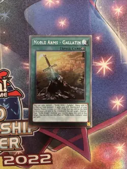 (YBL) Yugioh Noble Arms - Gallatin NKRT-EN019 Platinum Rare Limited Edition LP - Image 1