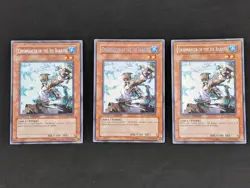 3x Yugioh Cryomancer of the Ice Barrier HA01-EN003 Limited Secret Rare - LP - Image 1