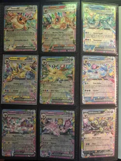 Pokemon PRISMATIC EVOLUTION Double Rares EX Complete 9 Card Set English - Image 1