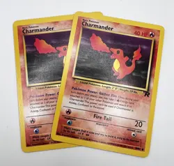 Charmander 50/82 Pokemon Card 2000 Team Rocket LP/NM x2 2x - Image 1