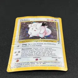 Pokemon TCG Clefairy 006/130 Holo Rare Base Set 2 WOTC Vintage Card - Image 2